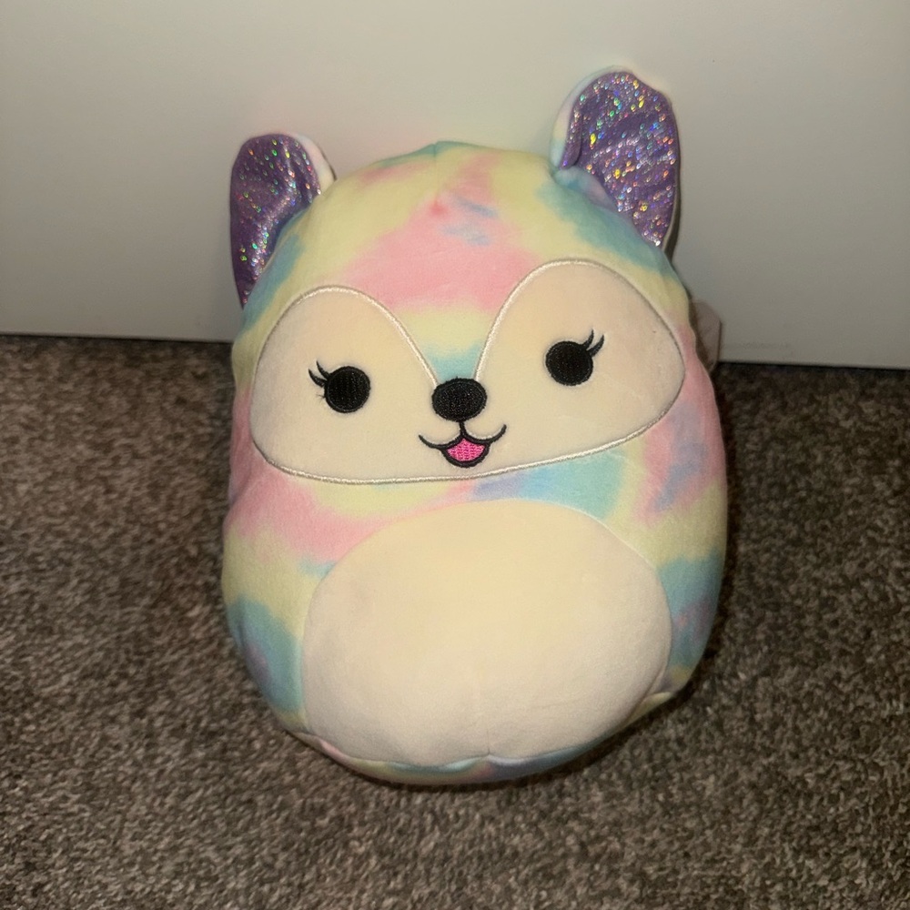 NWT Squishmallow Felexine the Rainbow Fox